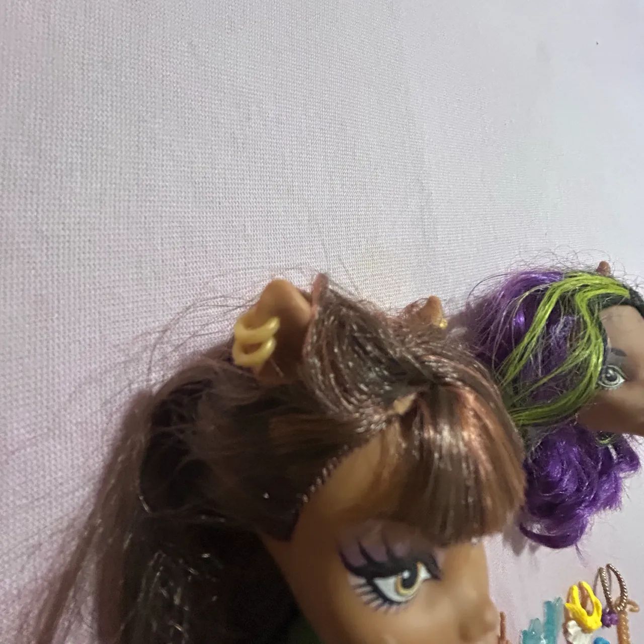 Monster High Clawdeen coffe beans mais peças de reposição e outra cabeça - Foto 4