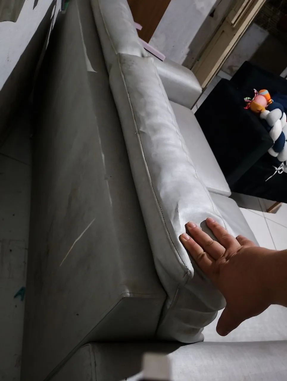 Sofá grande. Tecido Oxford de qualidade e conforto. - Foto 3