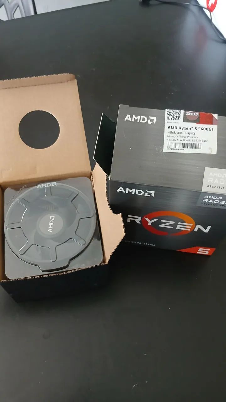 Cooler novo na caixa AMD Ryzen 5