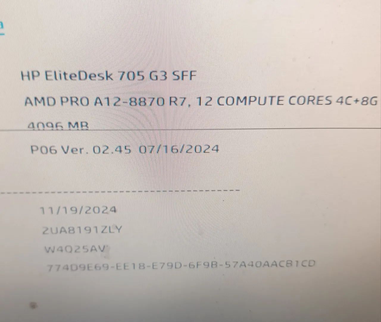 CPU elite desk AMD pro a12 - Foto 4