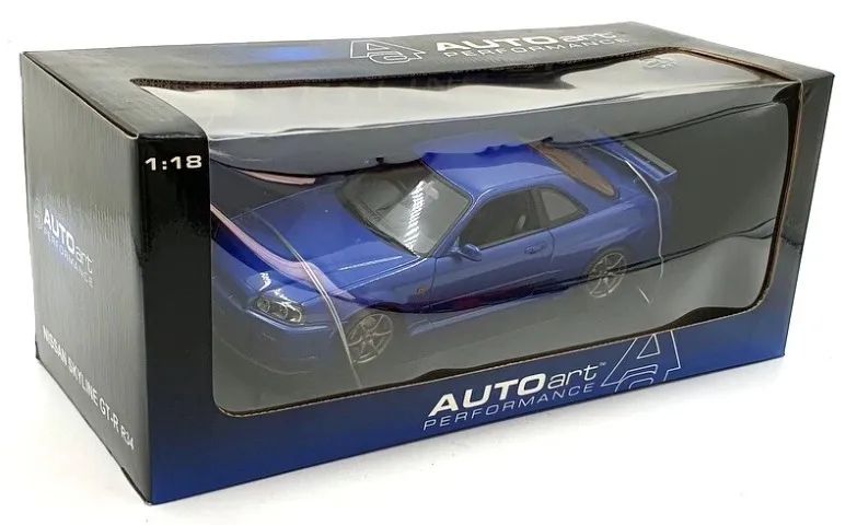Miniatura Nissan Skyline GT-R R34 V-Spec 1/18 AutoArt - Hobbies e