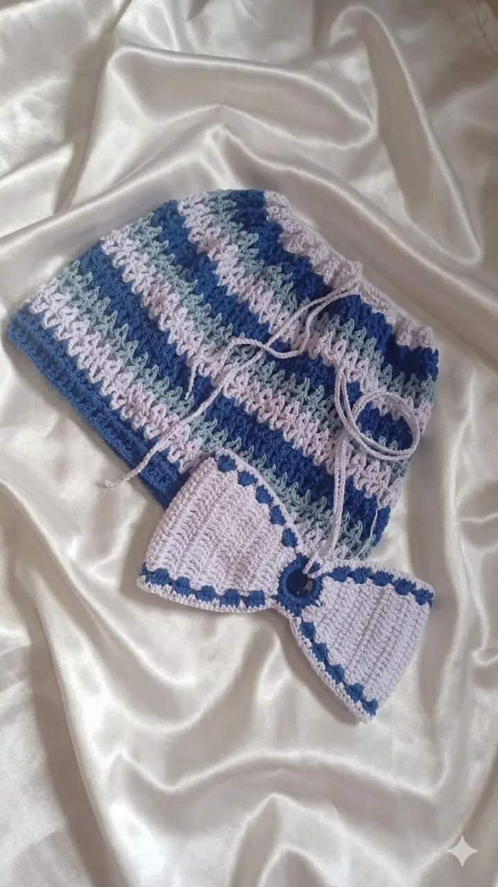 Conjunto de Crochê Artesanal - Top + Saia (Sob Encomenda)