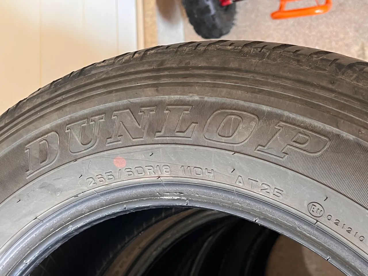 Pneu 265/60R18 pneu Hilux s-10 dunlop nissan ranger - Foto 5
