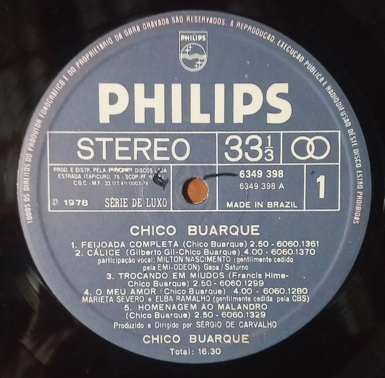 VENDO LP DISCO VINIL CHICO BUARQUE 1978 - Foto 5