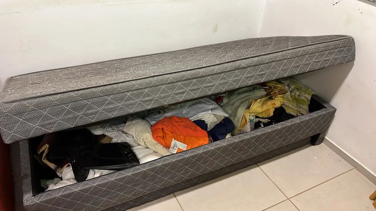 Cama solteiro com baú  - Foto 4
