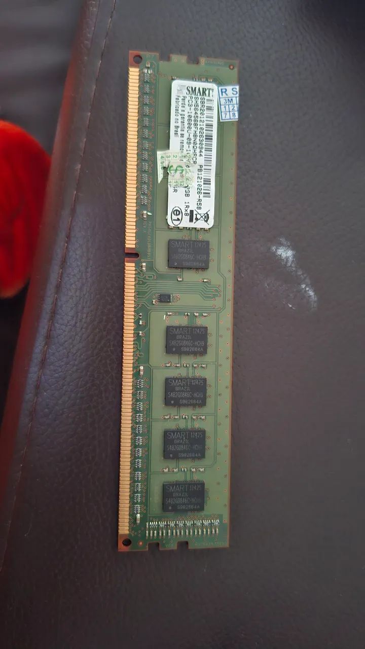 Memórias de 8GB da Smart