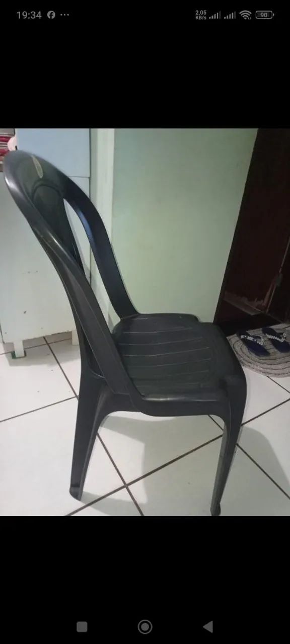 16 cadeiras p lanchonete preta. - Foto 3