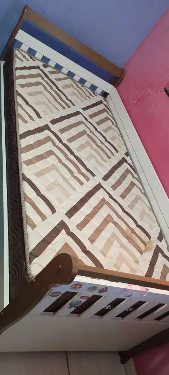 Cama de solteiro infantil com colchão - Foto 2