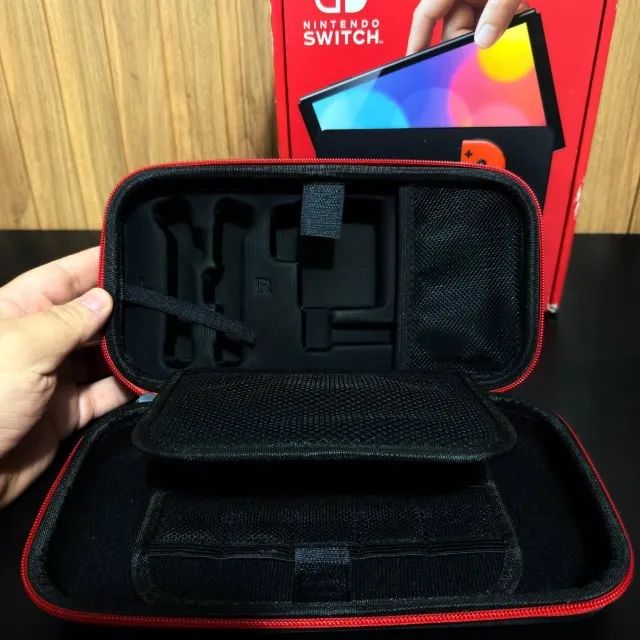 Switch OLED Desbloqueado + MicroSD 128GB + Bag - Foto 4