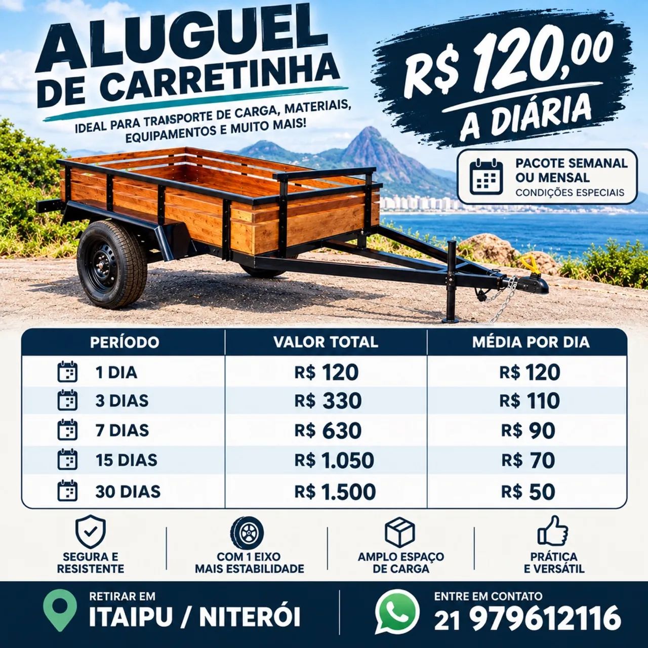 Aluguel De Carretinha  - Foto 2
