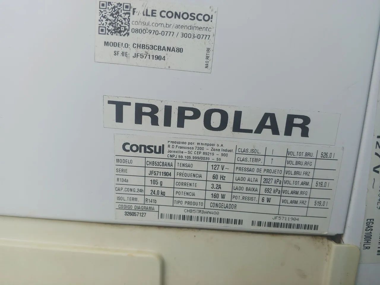 vendo freezer duas portas  - Foto 4