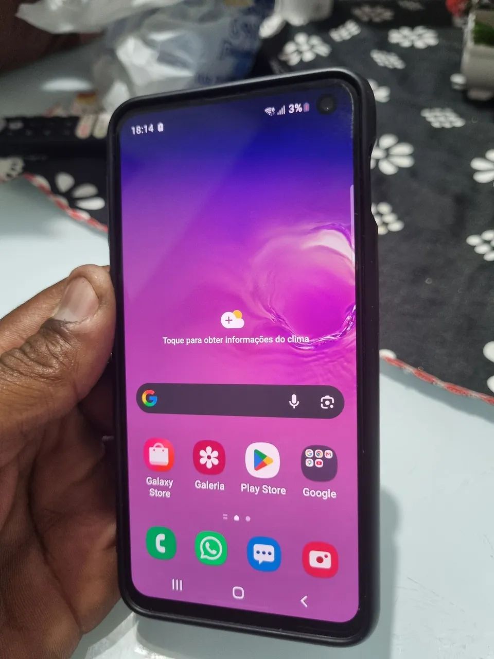 S10e 128 gb está zero só a trás q trinco top - Foto 5