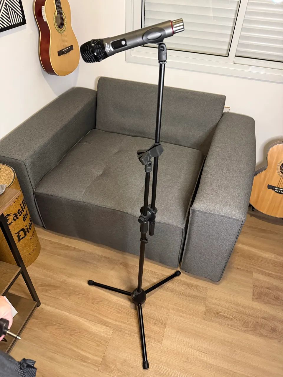 Microfone sem fio coibeu wk-mad com pedestal  - Foto 2