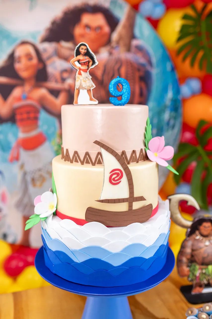 Bolo fake Moana - Foto 2