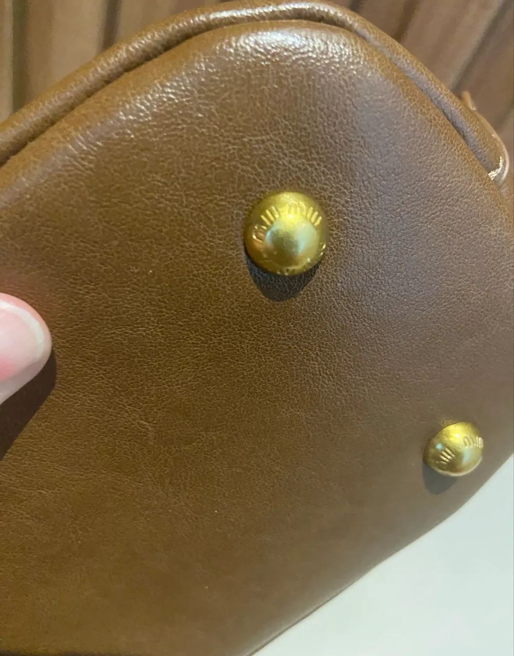 Bolsa Miu miu couro napa - lacrada  - Foto 3