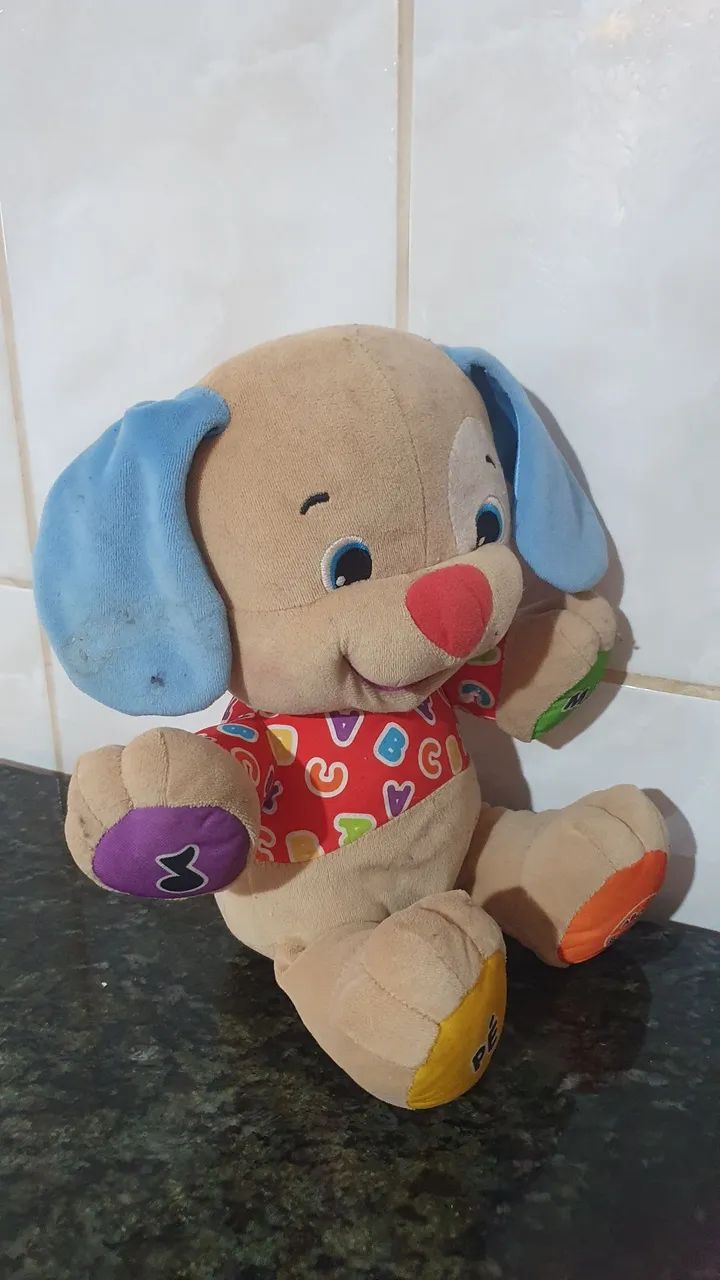 Pelúcia interativa Aprender e Brincar Fisher-Price funcionando no estado das fotos  - Foto 2