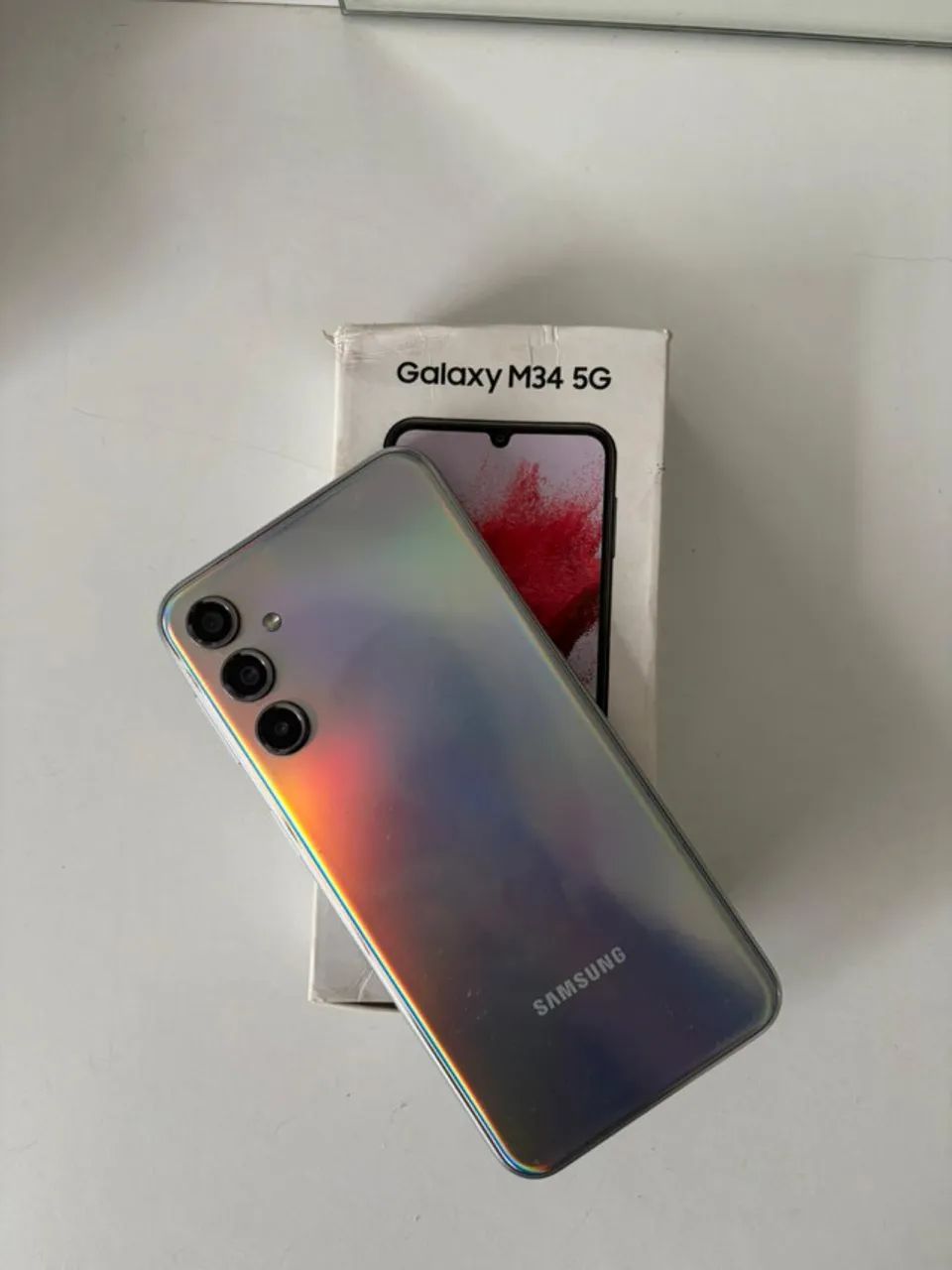 Aparelho Sansung M34 5G 128GB 1 ano de uso