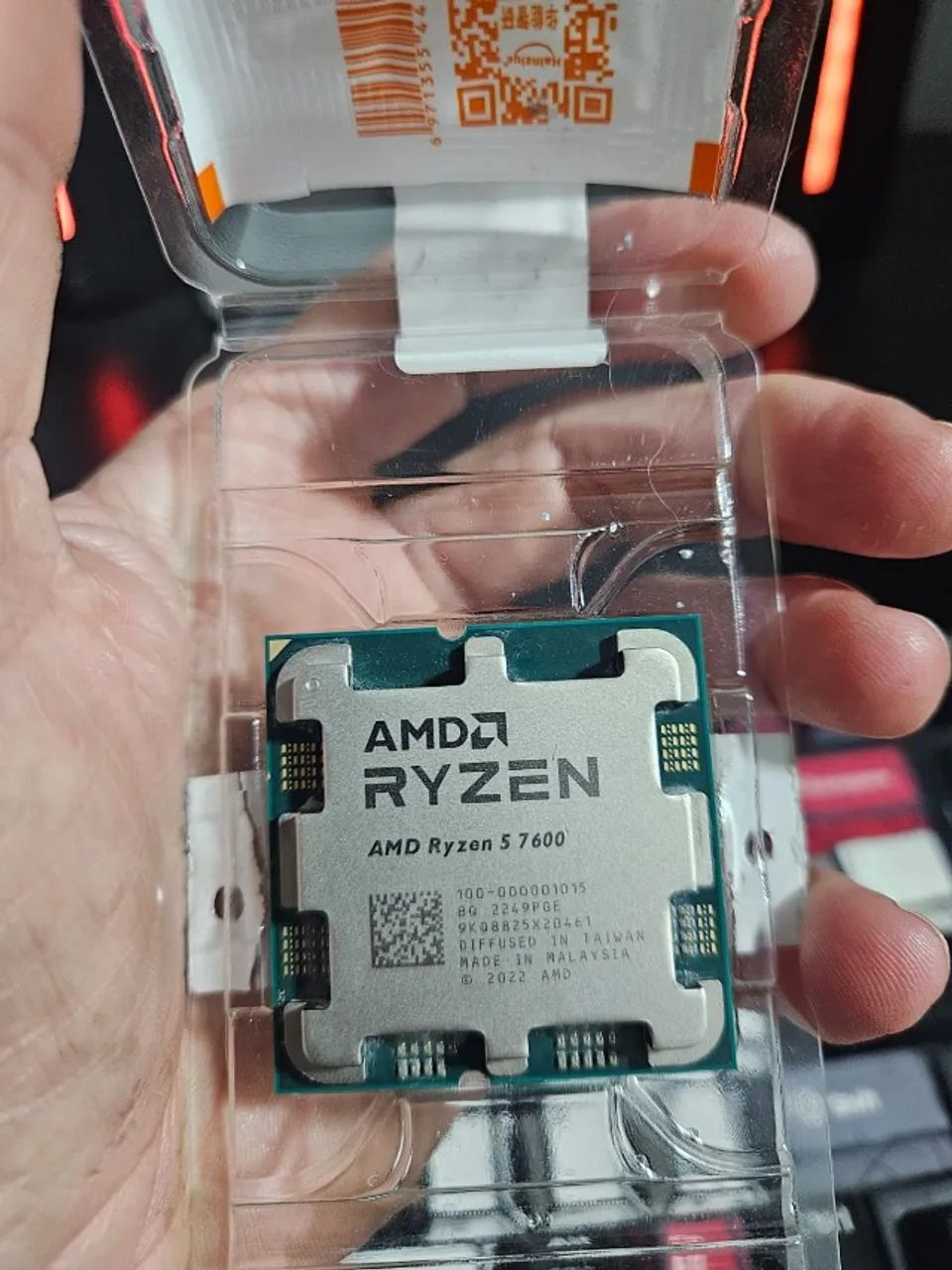 Processador AMD Ryzen 5 7600 AM5 DDR5 CPU - Processadores - Área