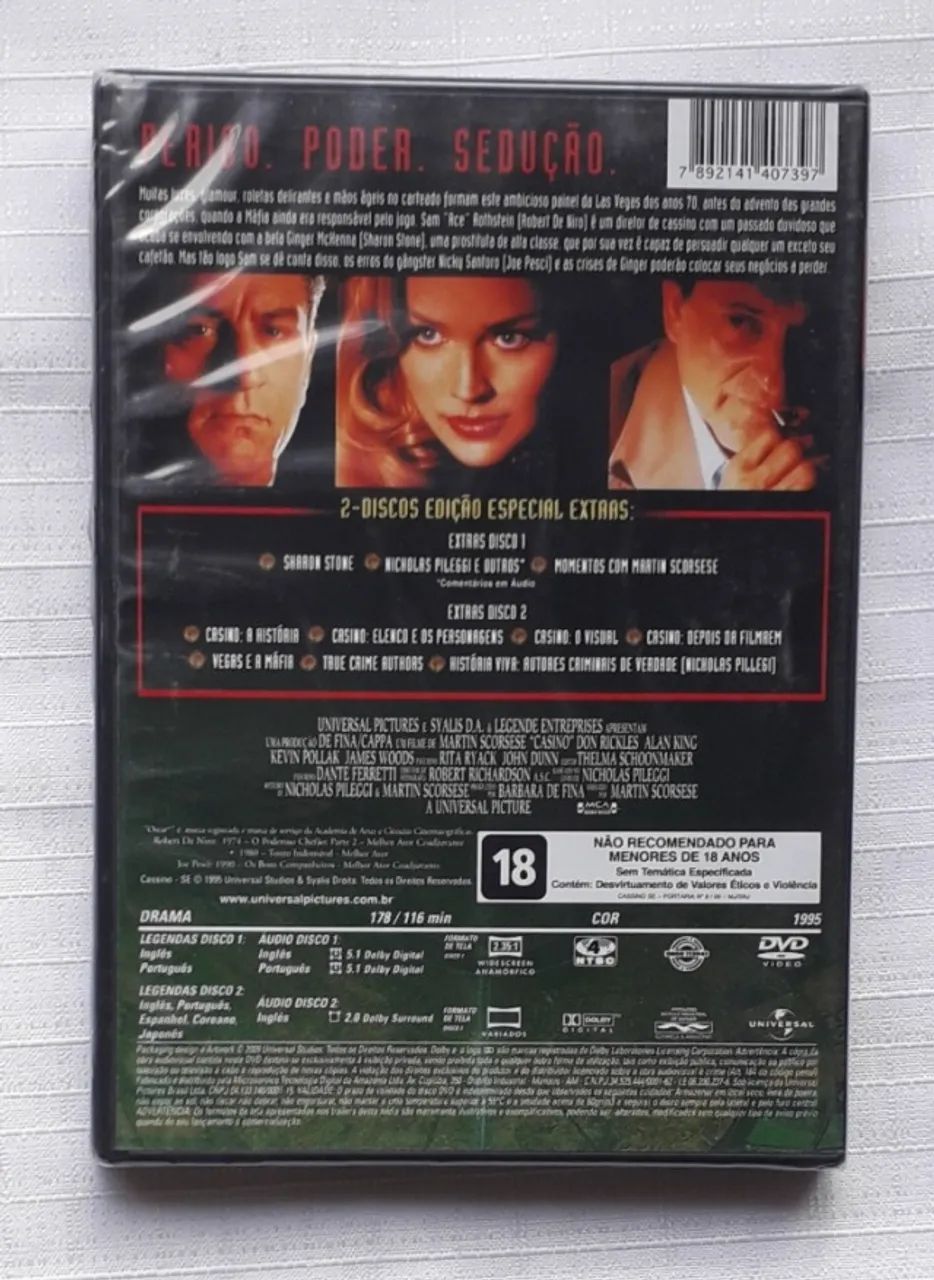 Dvd Cassino (original - LACRADO) - Foto 2