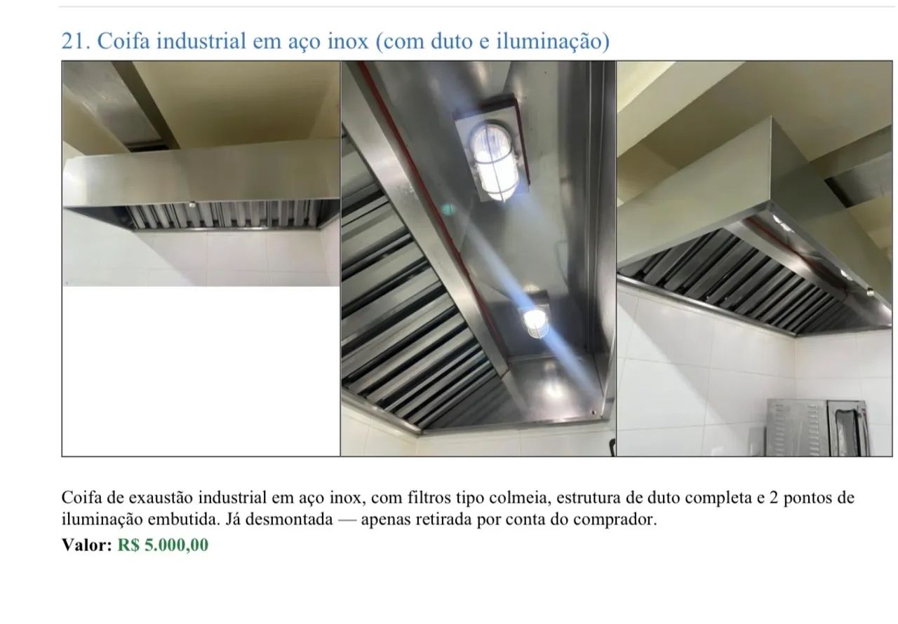 Coifa  industrial  - Foto 3