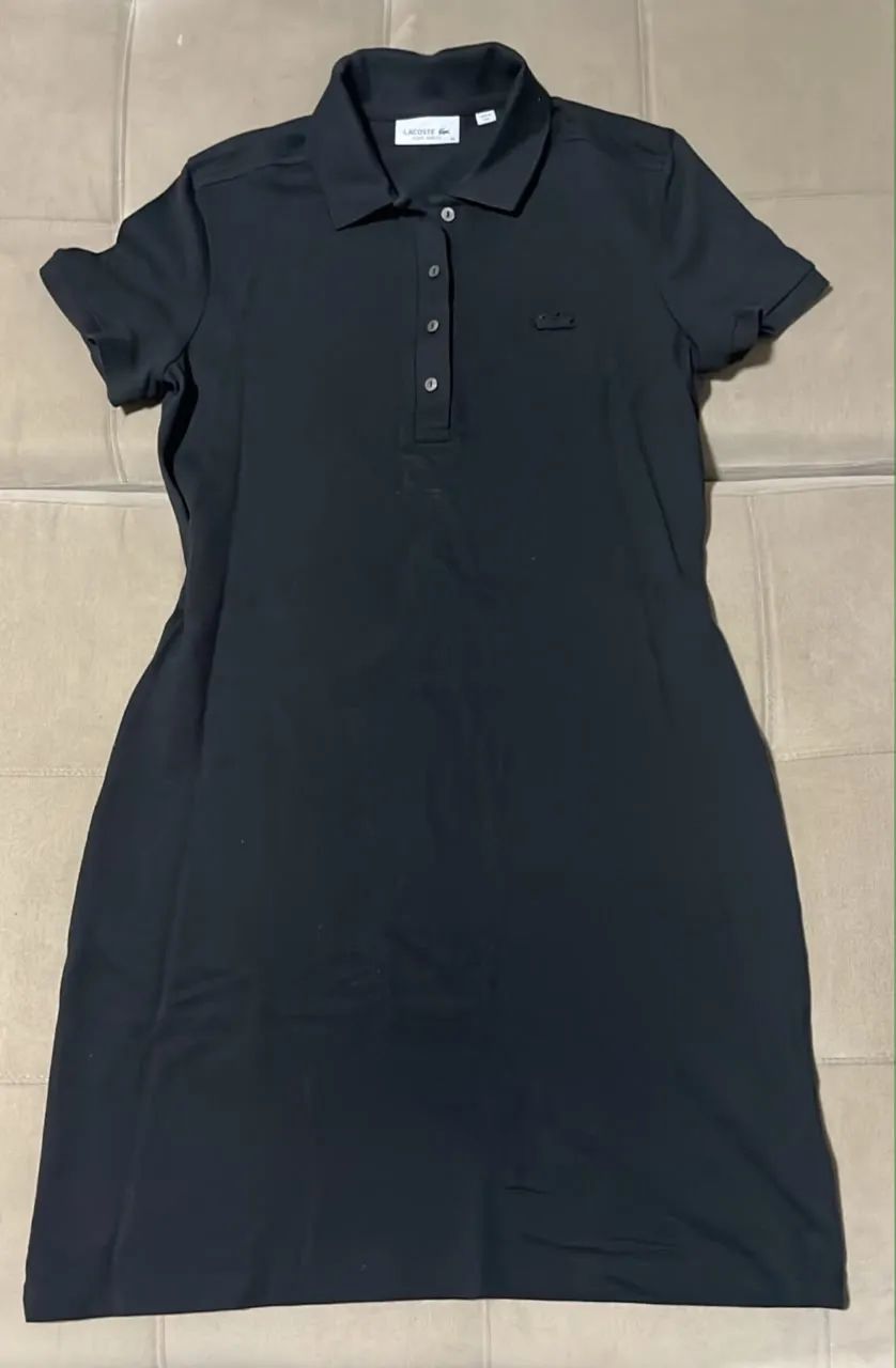Vestido Lacoste Preto original (usado) - Foto 2