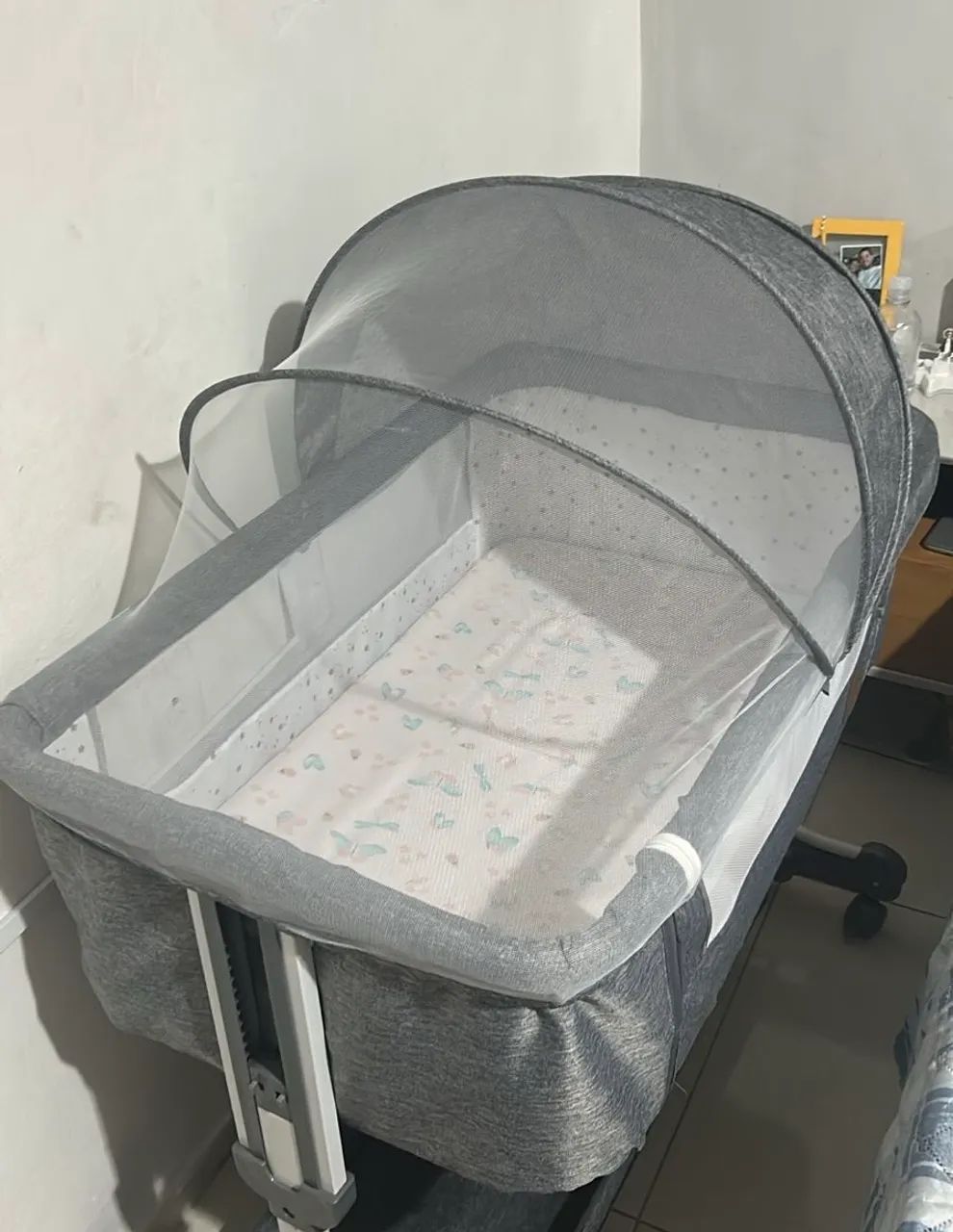 BERÇO MOISÉS PORTÁTIL CO-BED COM BALANÇO - Foto 3