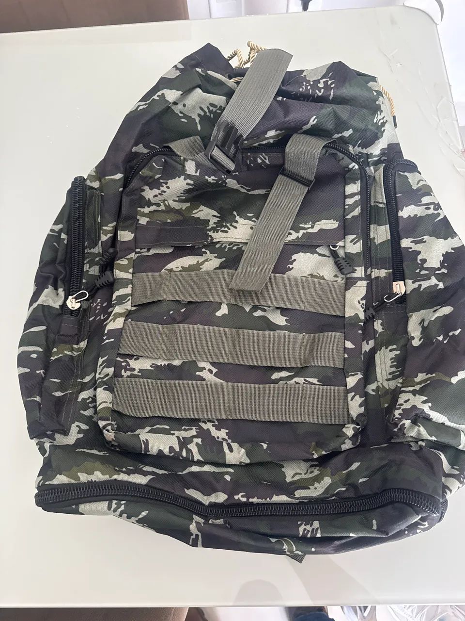 Mochila militar de acampamento 