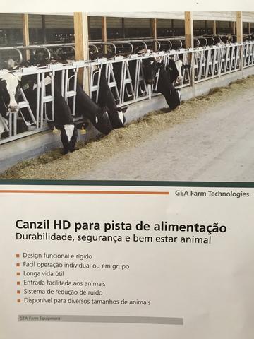 Canzil galvanizado 4 lugares para vacas
