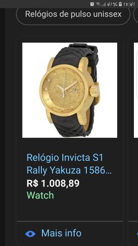 Tv/ Relógio Yakusa Invicta
