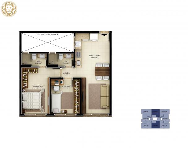 Apartamento residencial à venda, ribeirão da ilha, florianópolis. - Foto 5