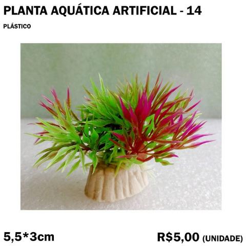 Planta Aquática Artificial Modelo 14