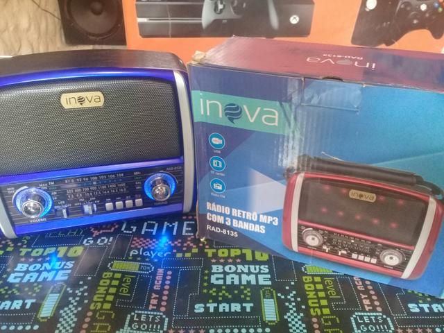 Radio inova am fm leitor pen drive e cartao
