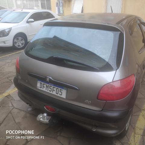 Peugeot 206 1.6 16v 110cv - Banco de couro - Foto 5