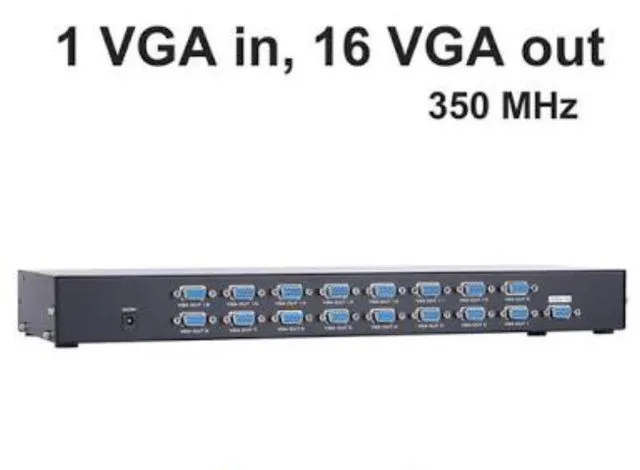 Distribuidor de video vga splitter 16 canais