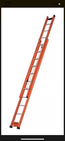 Escada extensiva vermelha 9,60m