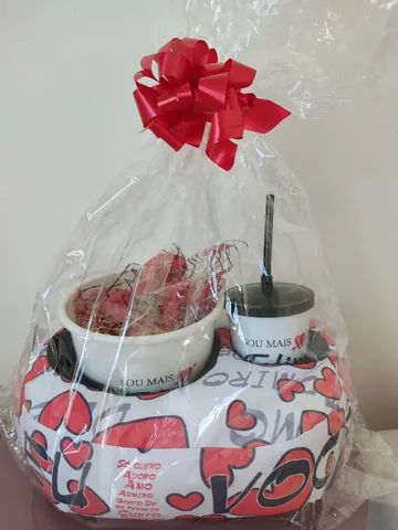 Kit cinema com almofada para sua pessoa amada