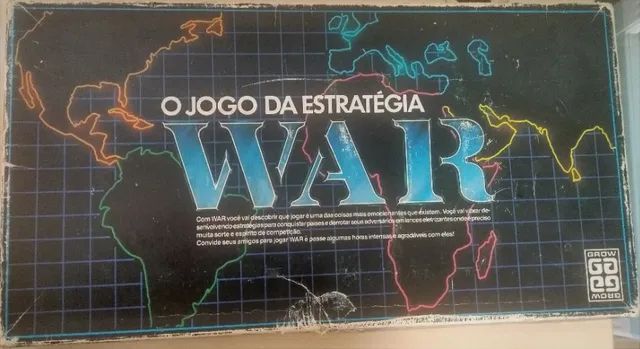 PRIMEIRO JOGO DE TABULEIRO WAR, ANOS 70 - IMCOMPLETO, F