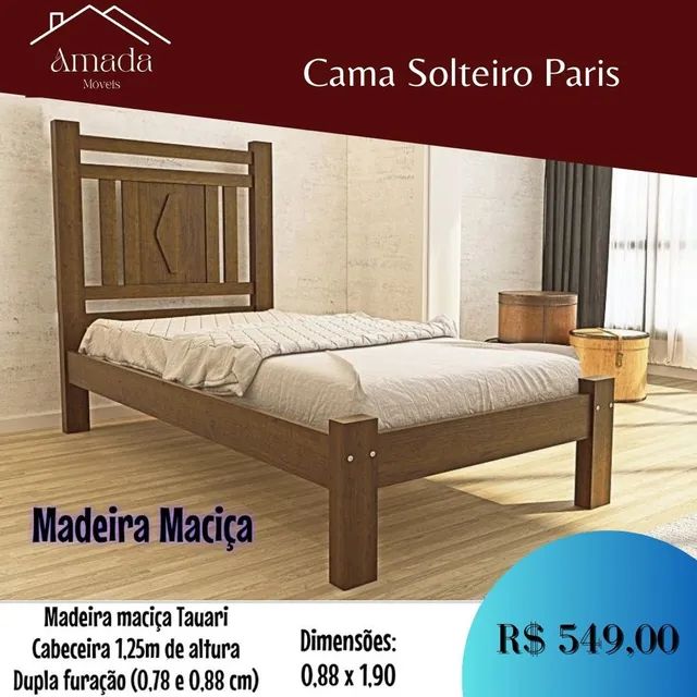 Bicama Luara MDF , Entrega  em 3 dias  - Foto 5