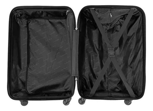 Mala Viagem 4 Rodas 360° 20 Polegadas Preta - Foto 3