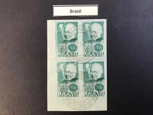 Selos Postais Quadra 1ª Expo Filatélica Brapex 1938 lote 01 (U)