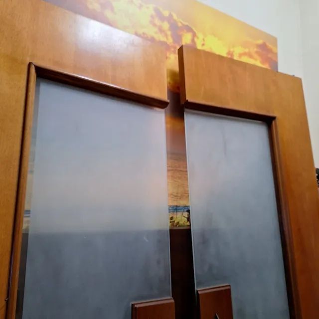 Linda Porta de Madeira com Vidro! - Foto 2