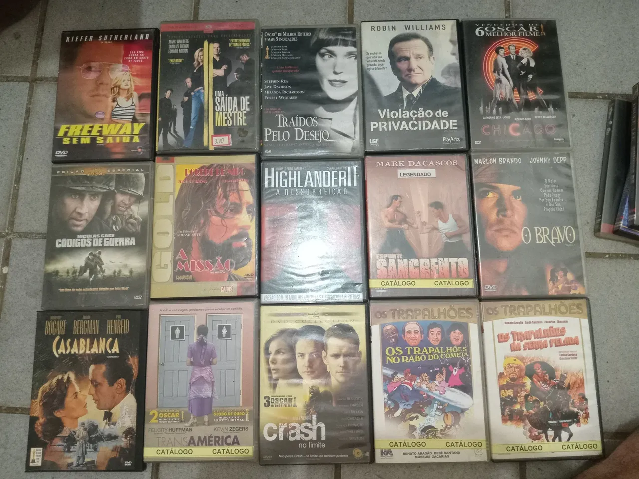 Lote DVDs Filmes Classicos