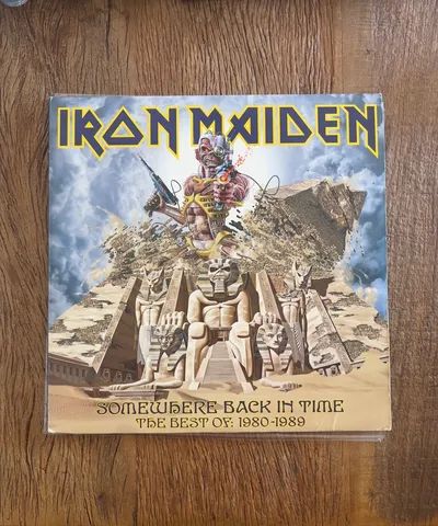 Iron Maiden Somewhere Back in Time Picture Disc Duplo