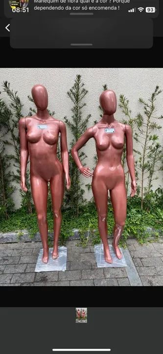 Manequins Femininos para Vitrine de fibra - Foto 4