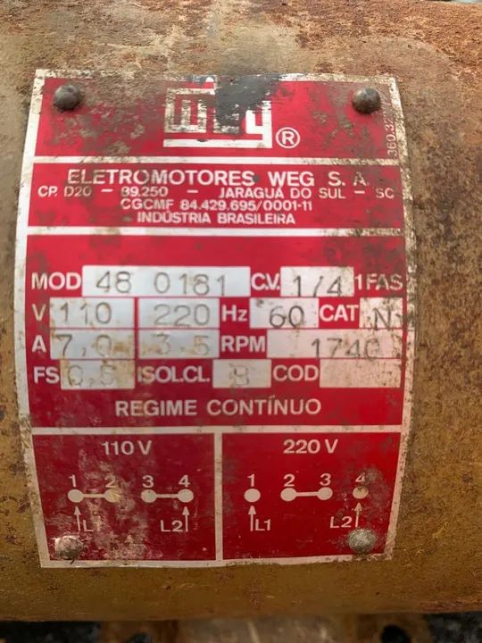 Motor Hidráulico  elétrico usado  - Foto 4