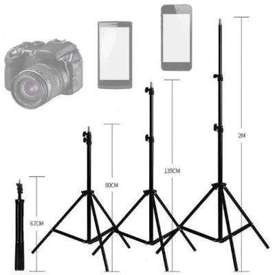 Tripé 2.10M Universal Ajustável suporta até 2,5kg + Suporte Celular Brinde - Foto 4
