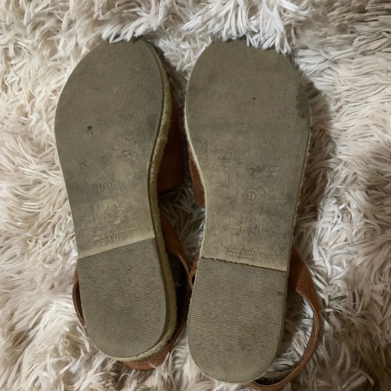 Sandália marrom tamanho 38 - Foto 5