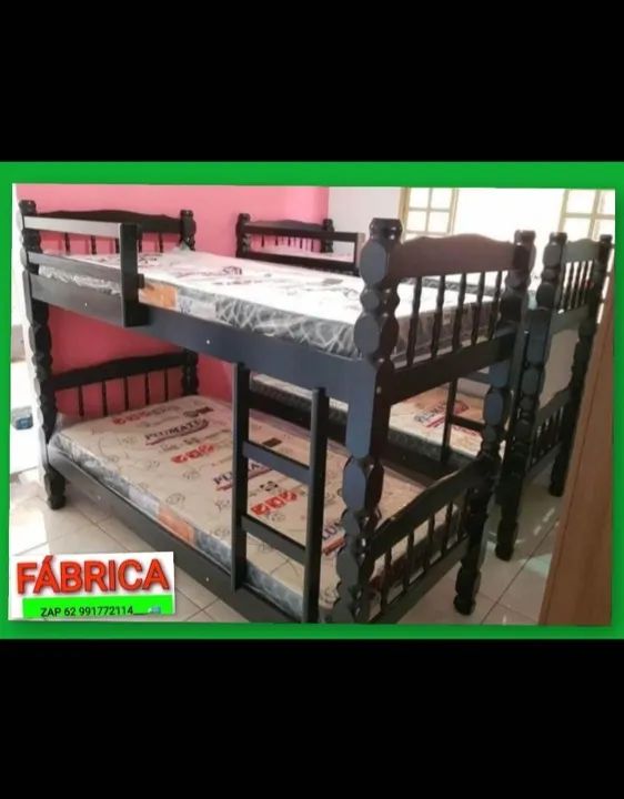 Beliche auxiliar 3 colchões Frete e montagem GRÁTIS  - Foto 4