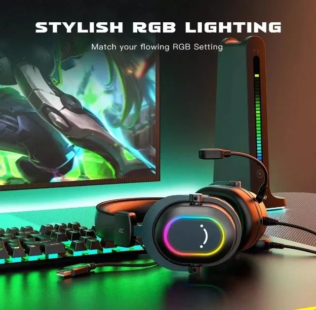Headset Gamer RGB com Microfone H6 Fifine - Foto 5