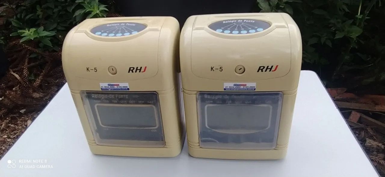 RELÓGIO DE PONTO RHJ K-5 - PAR  - Foto 4